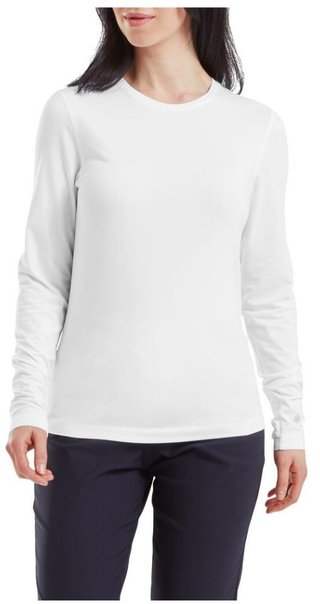 FootJoy ThermoSeries Fleece Baselayer top da donna, bianco