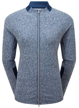 FootJoy Full-Zip Space Dye Thermal Midlayer felpa donna, navy