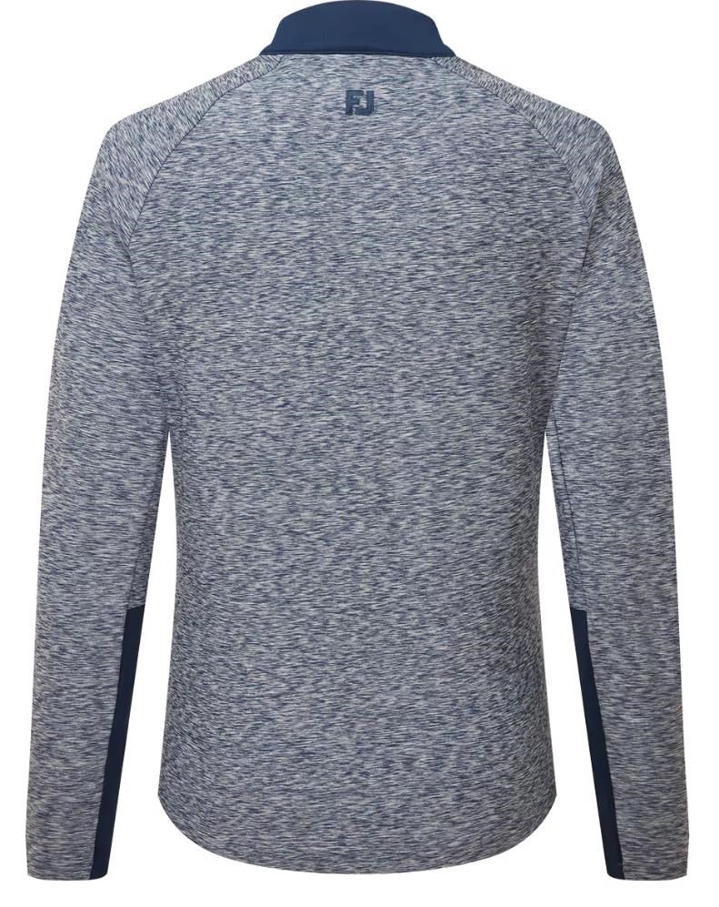 FootJoy Full-Zip Space Dye Thermal Midlayer felpa donna, navy