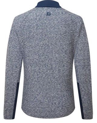 FootJoy Full-Zip Space Dye Thermal Midlayer felpa donna, navy