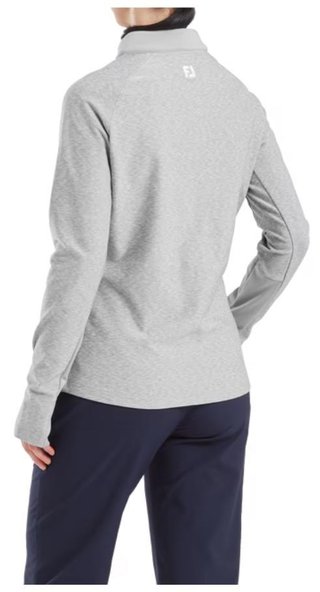 FootJoy Full-Zip Space Dye Thermal Midlayer felpa da donna, grigia