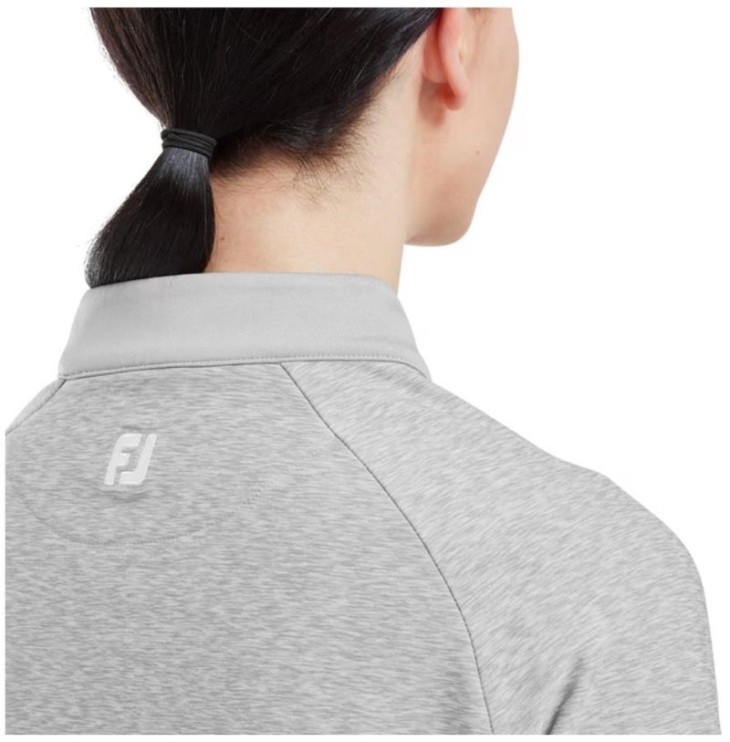 FootJoy Full-Zip Space Dye Thermal Midlayer felpa da donna, grigia