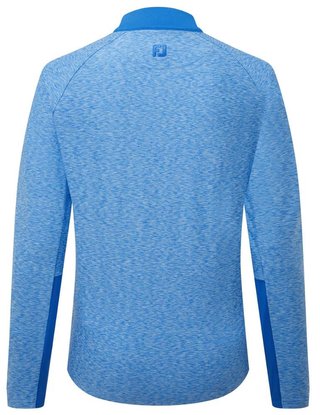 FootJoy Full-Zip Space Dye Thermal Midlayer felpa da donna, blu/acqua