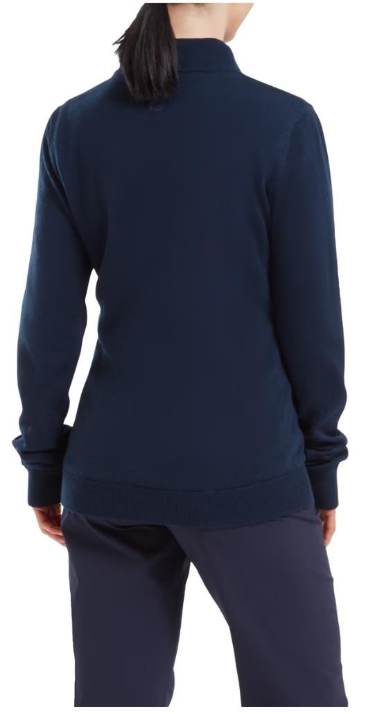 FootJoy Drirelease Full-Zip Lined maglione da donna, navy