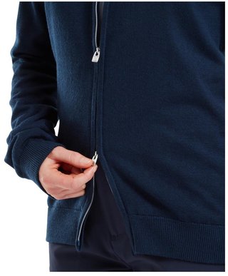 FootJoy Drirelease Full-Zip Lined maglione da donna, navy