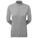 FootJoy Drirelease Full-Zip Lined maglione da donna, grigio