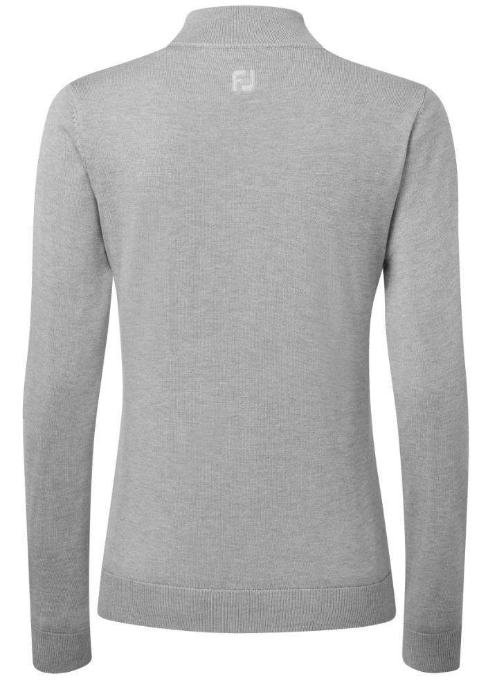 FootJoy Drirelease Full-Zip Lined maglione da donna, grigio