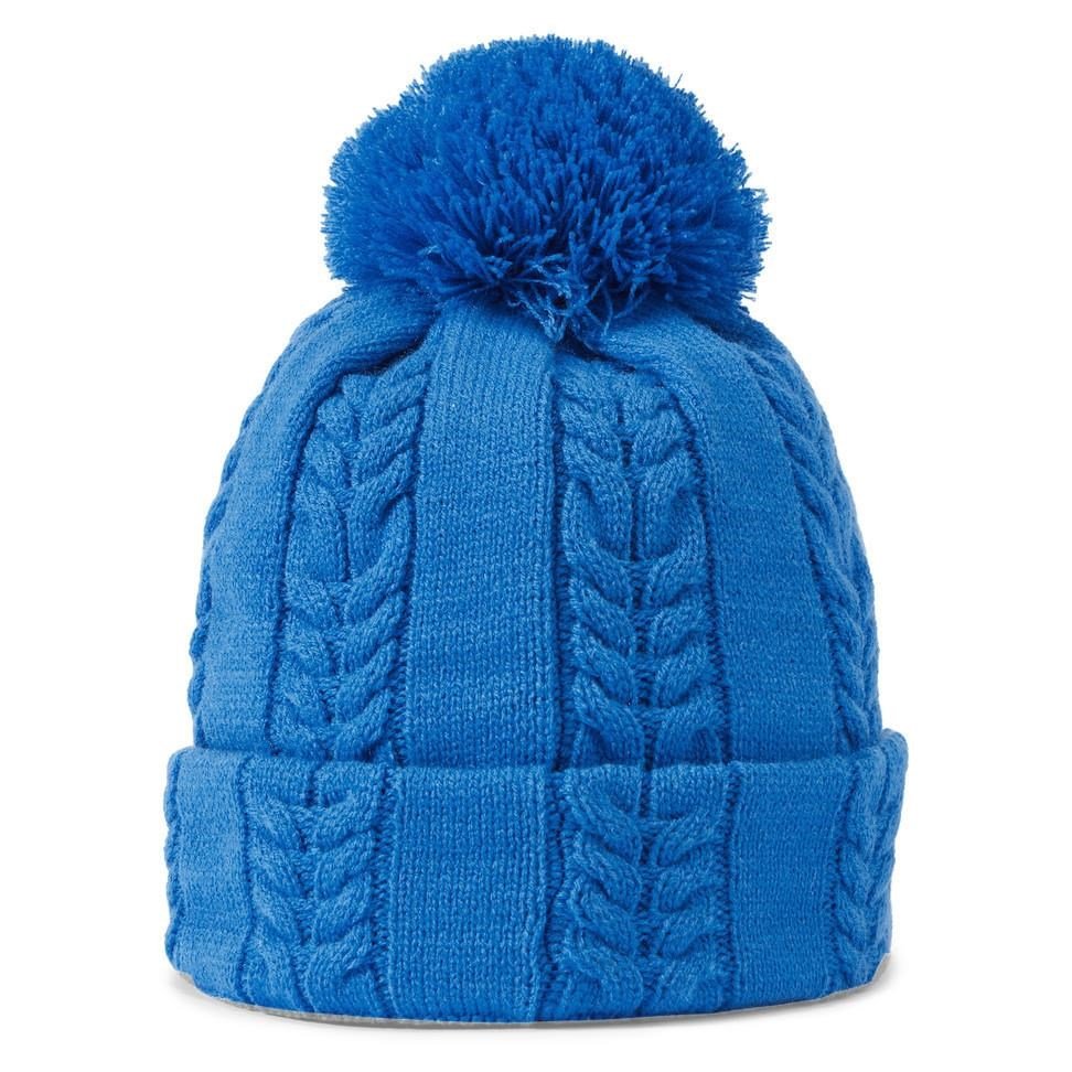 FootJoy Women's Cable Knit Bobble berretto invernale da donna, blu