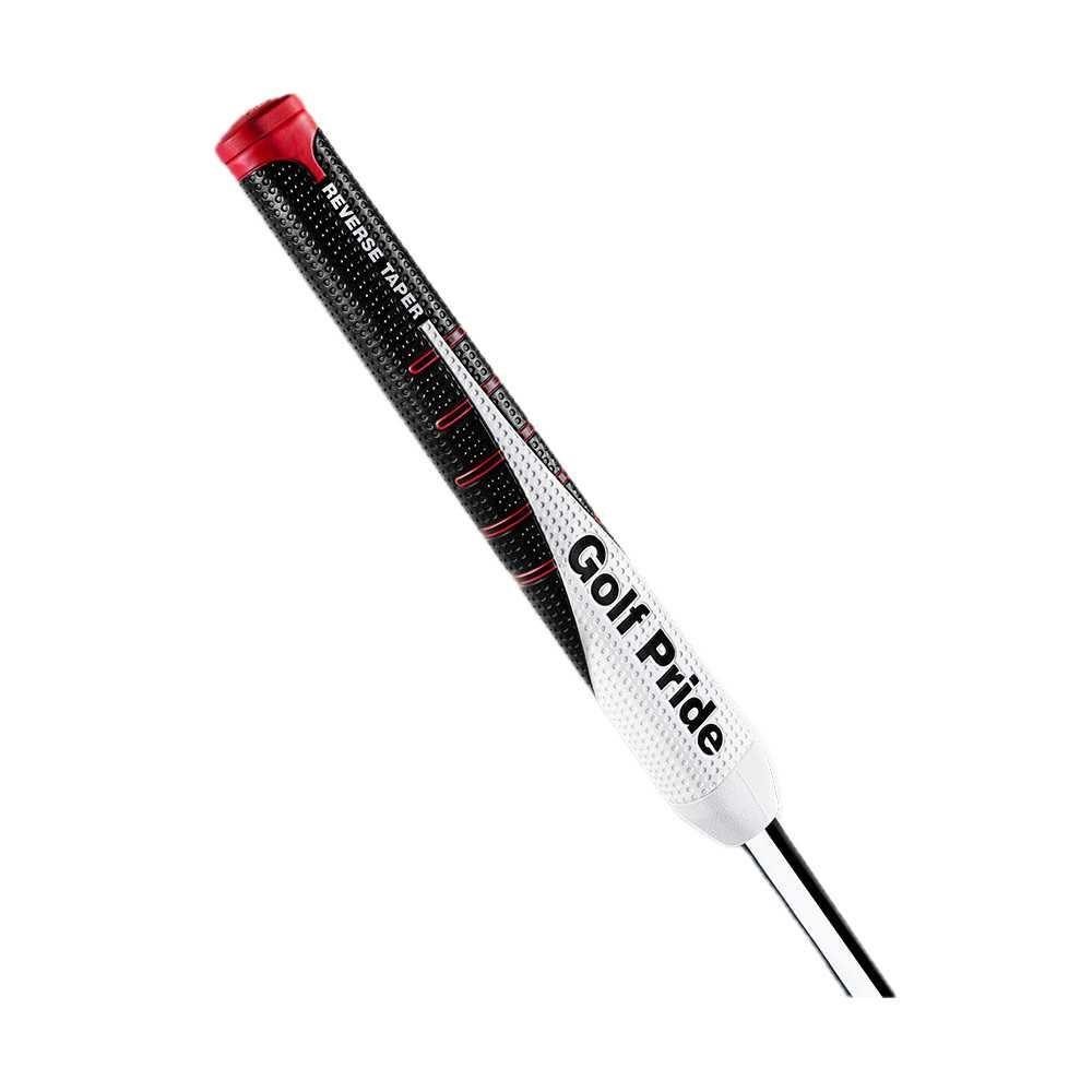 Golf Pride Reverse Taper putter grip FLAT LARGE, cappuccio rosso