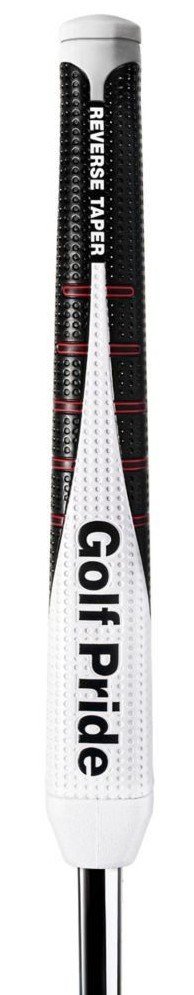 Golf Pride Reverse Taper putter grip FLAT LARGE, cappuccio rosso