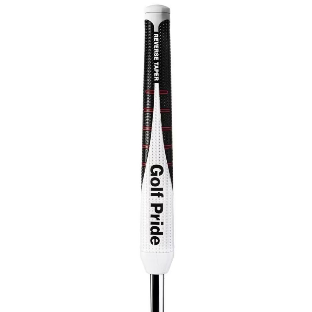Golf Pride Reverse Taper putter grip FLAT LARGE, cappuccio rosso