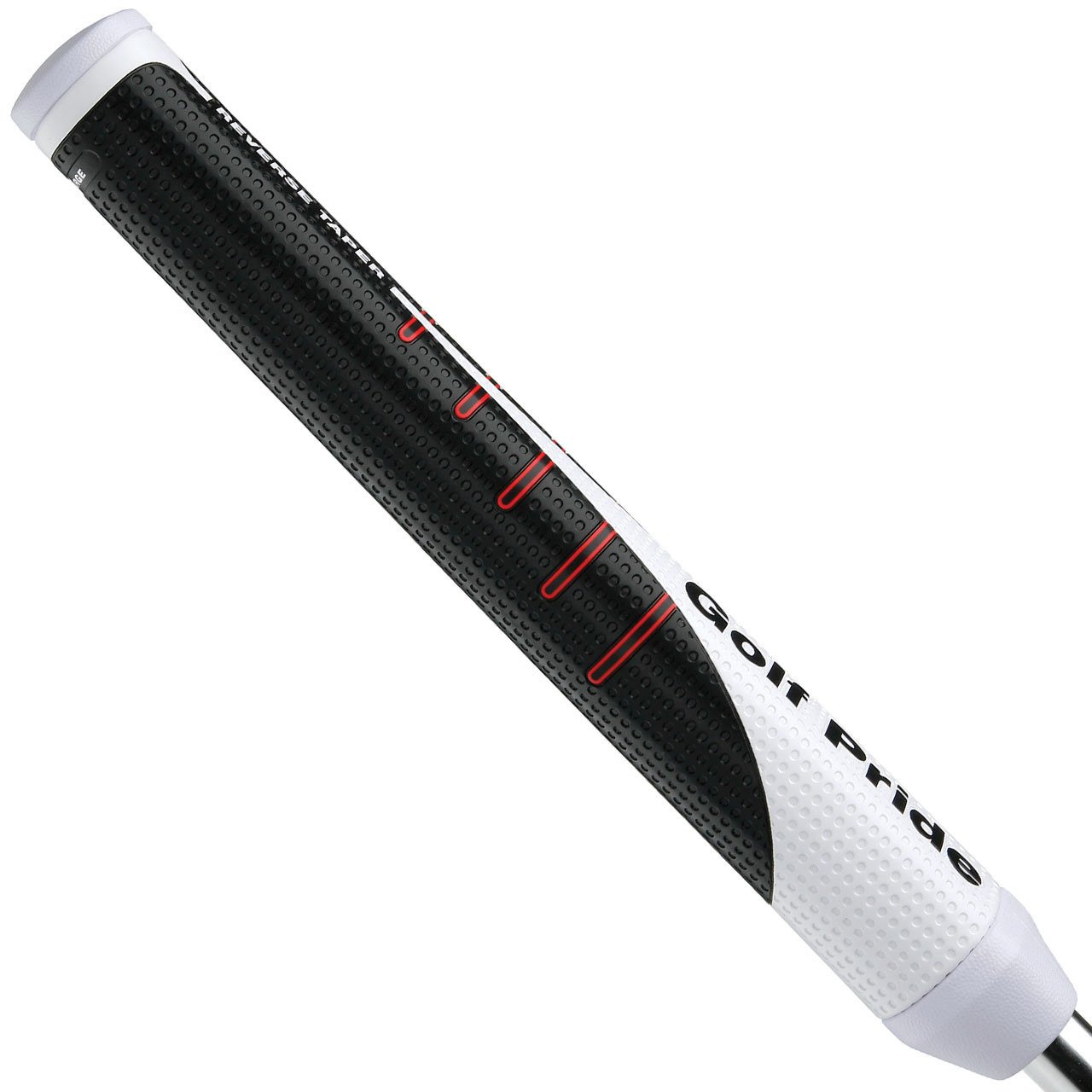 Golf Pride Reverse Taper putter grip, Round Large, cappuccio rosso