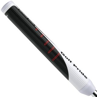 Golf Pride Reverse Taper putter grip, Round Large, cappuccio rosso
