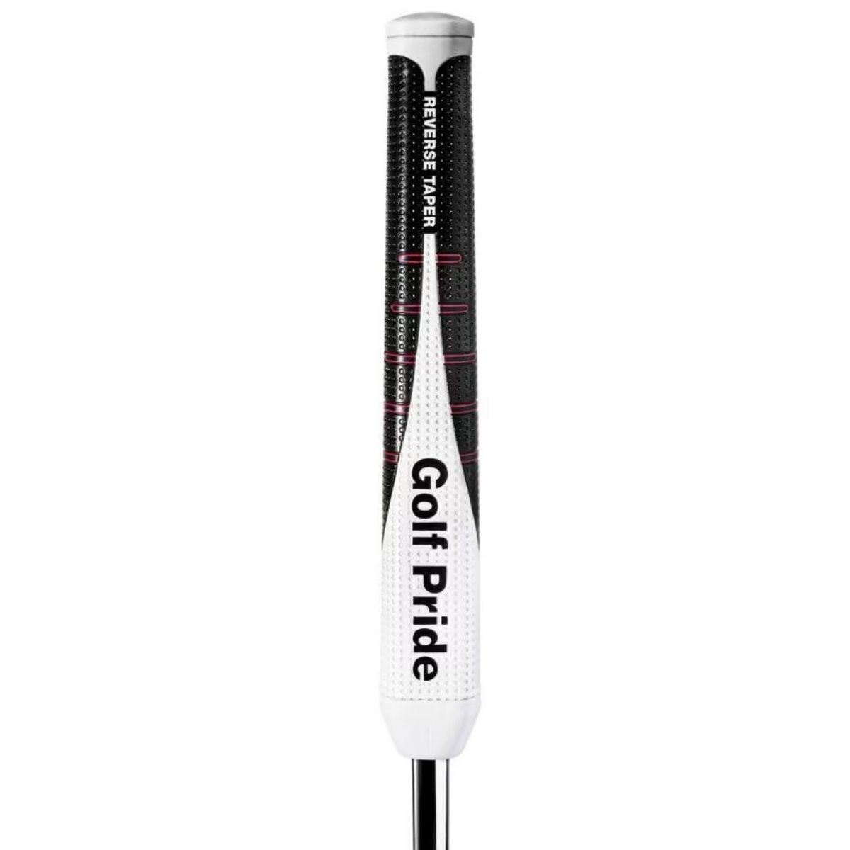 Golf Pride Reverse Taper putter grip, Round Large, cappuccio rosso