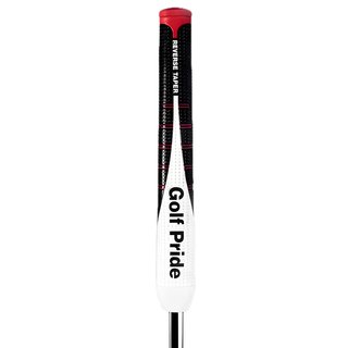 Golf Pride Reverse Taper putter grip, FLAT MEDIUM, cappuccio rosso