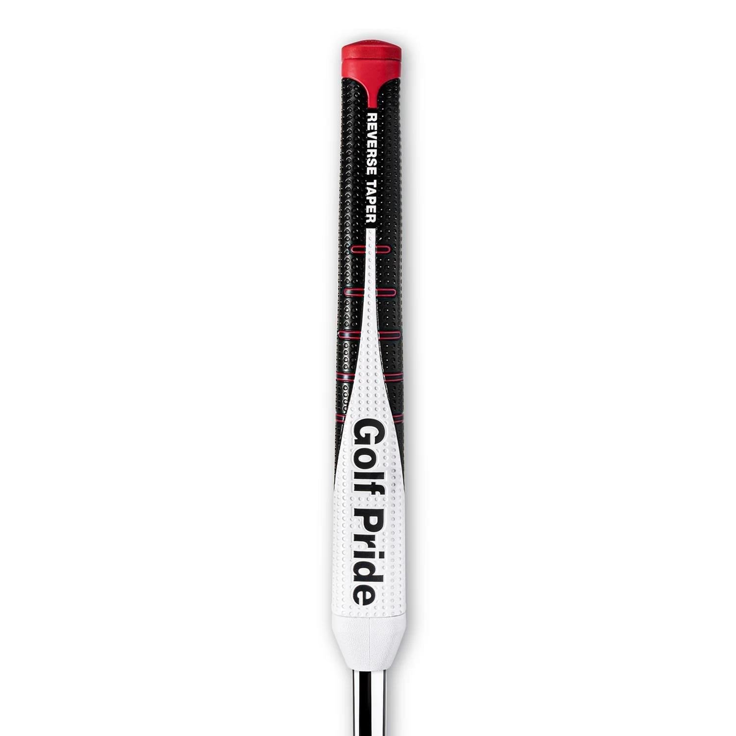 Golf Pride Reverse Taper putter grip PISTOL MEDIUM, cappuccio rosso