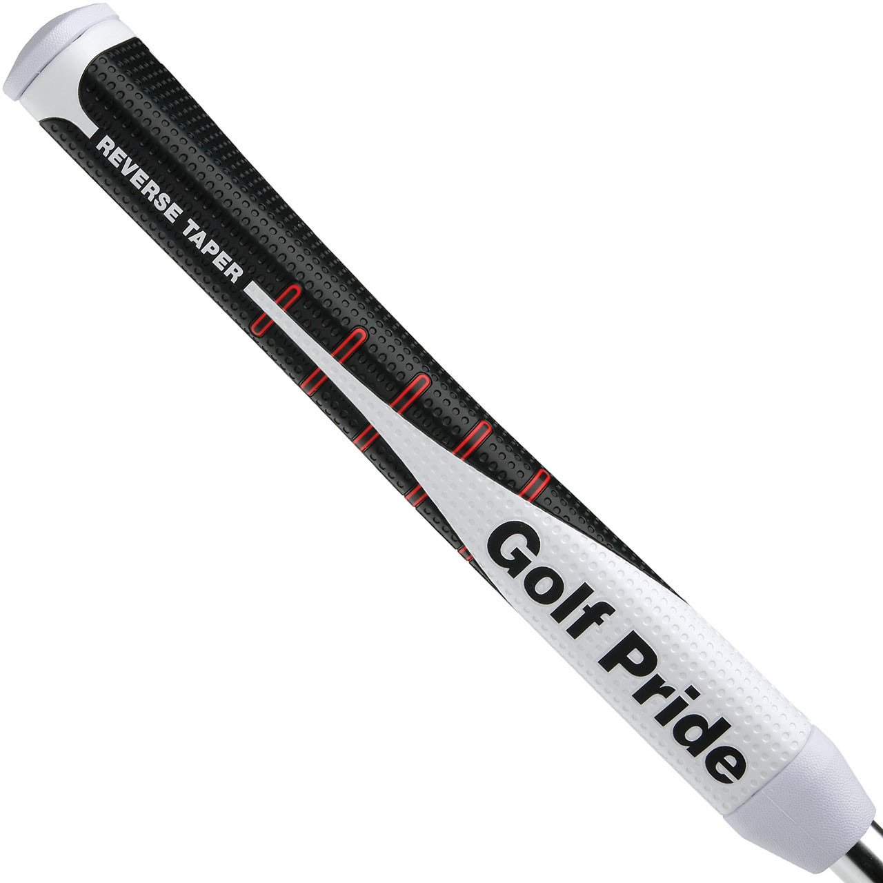 Golf Pride Reverse Taper putter grip PISTOL MEDIUM, cappuccio rosso