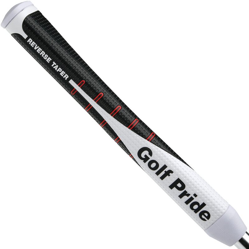 Golf Pride Reverse Taper putter grip PISTOL MEDIUM, cappuccio rosso
