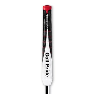 Golf Pride Reverse Taper putter grip, Round Medium, cappuccio rosso