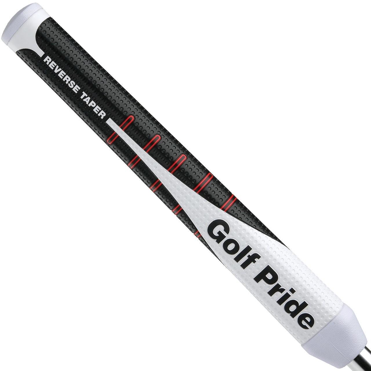 Golf Pride Reverse Taper putter grip, Round Medium, cappuccio rosso