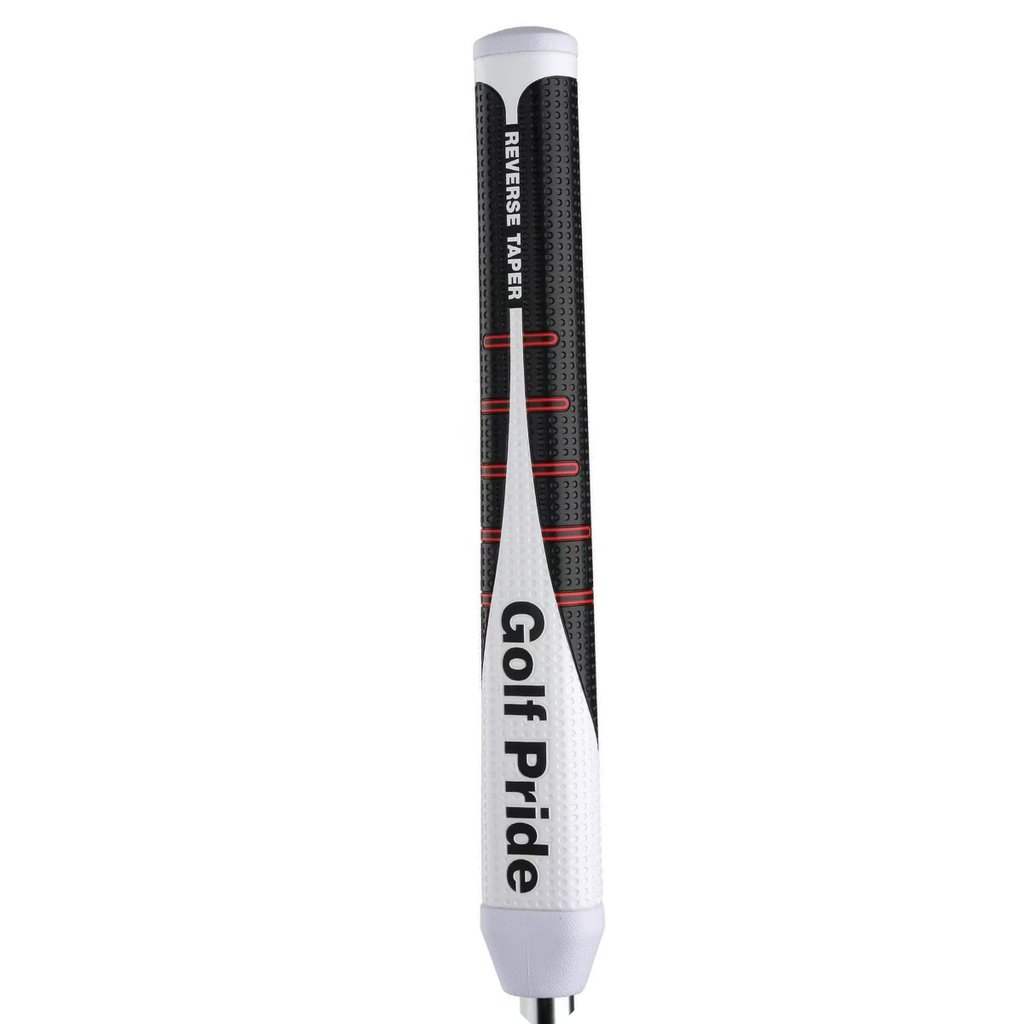 Golf Pride Reverse Taper putter grip, Round Medium, cappuccio rosso