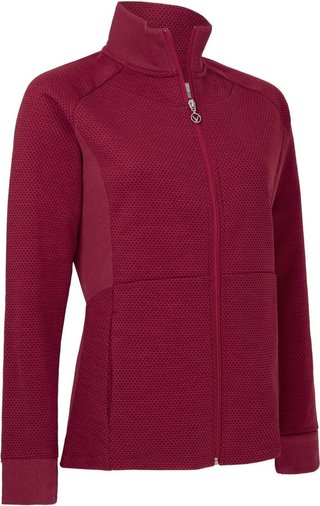 Callaway Full Zip Hexagon giacca da donna, persian red heather