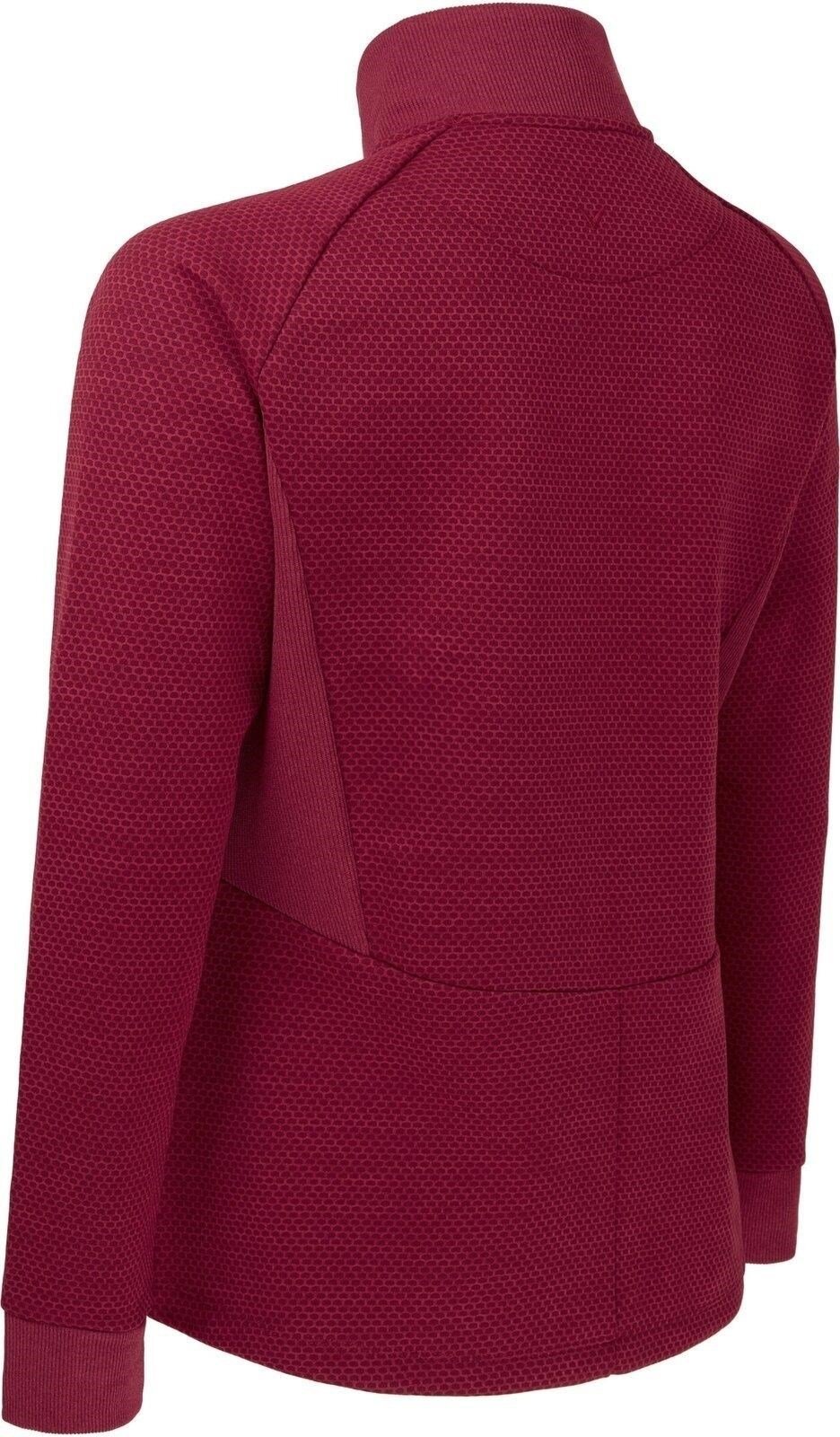 Callaway Full Zip Hexagon giacca da donna, persian red heather