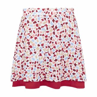 Callaway 17" Mosaic Print Flounce skort donna, brilliant white