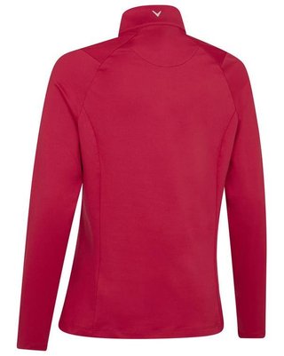 Callaway Thermal Longsleeve Fleece Back Jersey polo da donna, persian red