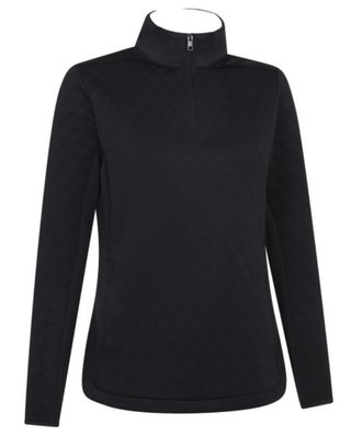 Callaway Quilted Fleece 1/4Zip felpa donna, caviar