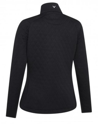 Callaway Quilted Fleece 1/4Zip felpa donna, caviar
