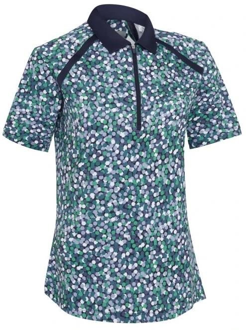 Callaway Hexagon Geo Raglan polo da donna, peacoat
