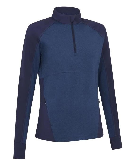 Callaway Lightweight Heathered felpa donna, dark navy