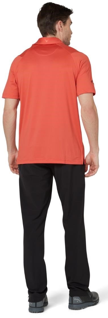 Callaway Swing Tech Tour Fit Solid polo da uomo, spiced coral