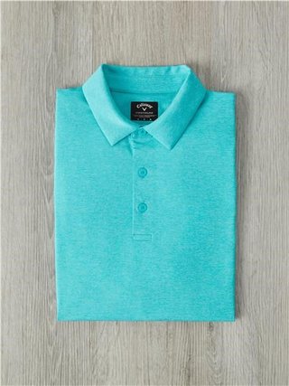 Callaway Premium Heathered polo da uomo, ceramic heather