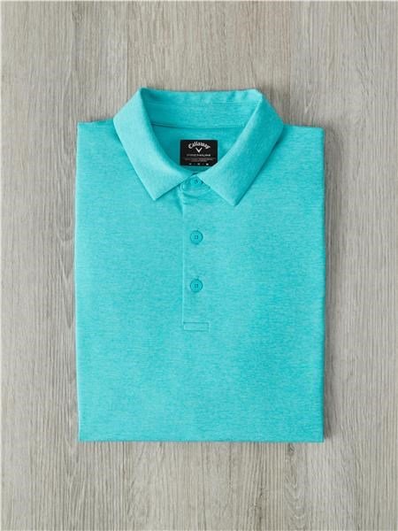 Callaway Premium Heathered polo da uomo, ceramic heather