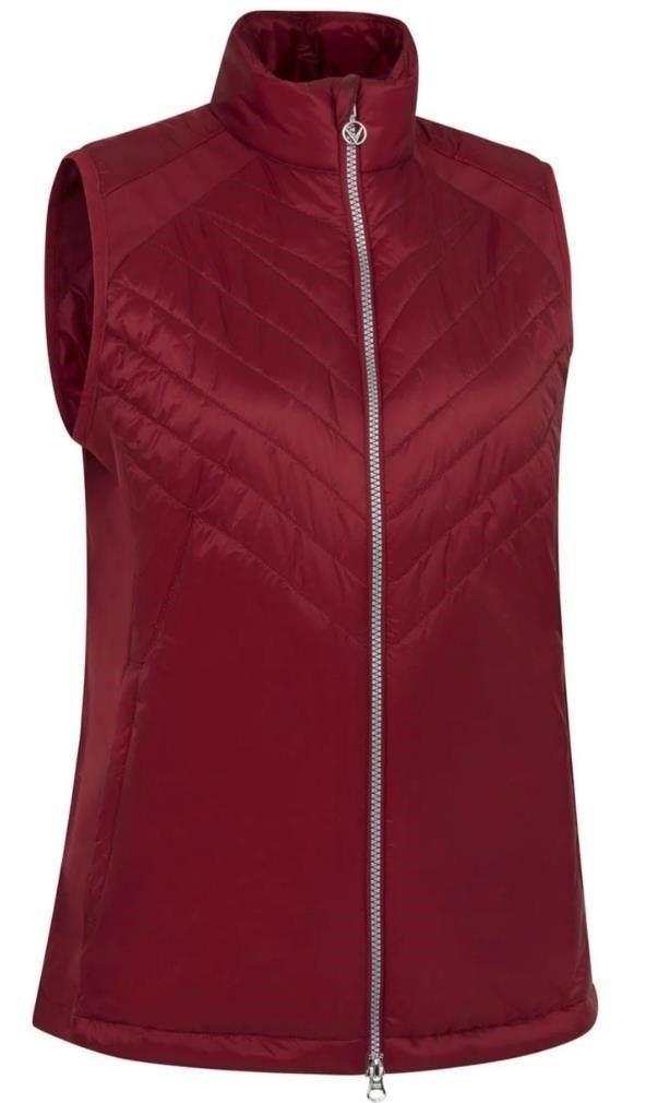 Callaway Primaloft Gilet gilet donna, rosso rumba