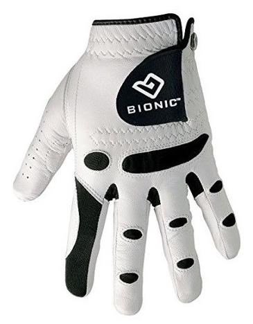 Bionic StableGrip guanto da golf uomo, bianco