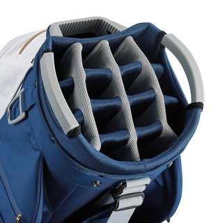 TaylorMade Kalea Gold ladies cart bag 2024, blu navy/bianco