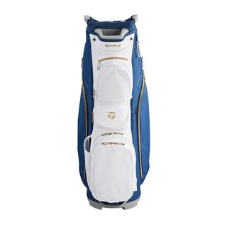 TaylorMade Kalea Gold ladies cart bag 2024, blu navy/bianco