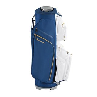 TaylorMade Kalea Gold ladies cart bag 2024, blu navy/bianco