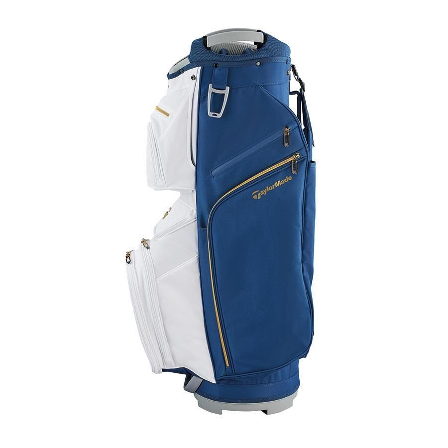 TaylorMade Kalea Gold ladies cart bag 2024, blu navy/bianco