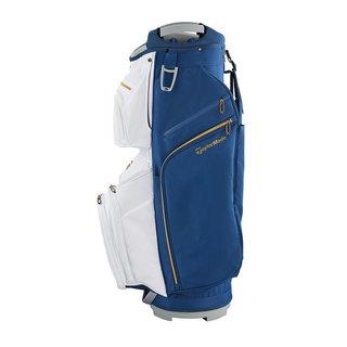 TaylorMade Kalea Gold ladies cart bag 2024, blu navy/bianco