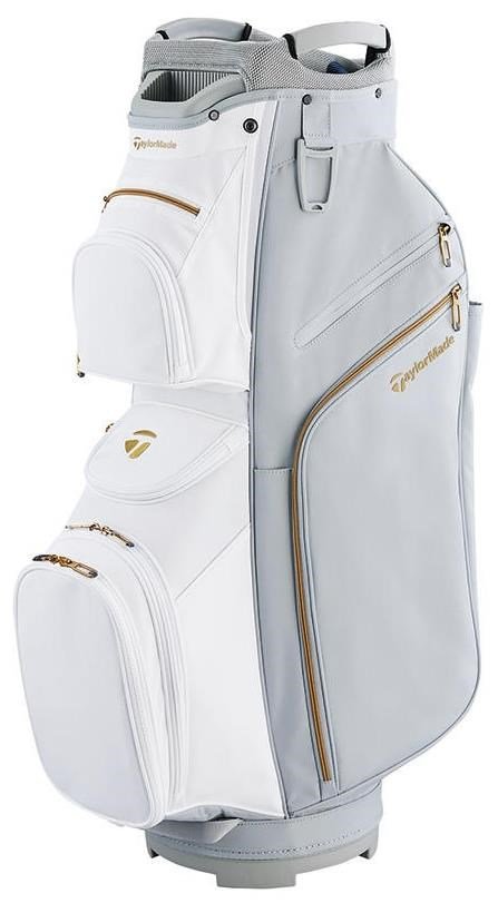 TaylorMade Kalea Gold ladies cart bag 2024, grigio/bianco