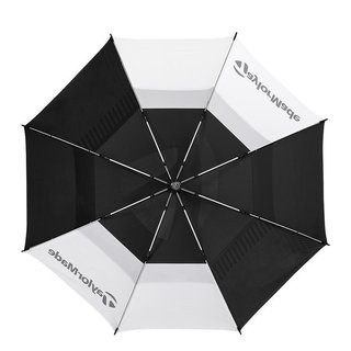 TaylorMade 64" Tour Double Canopy ombrello, nero/bianco