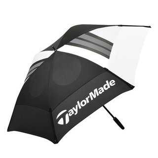 TaylorMade 68" Tour Double Canopy ombrello, nero/bianco