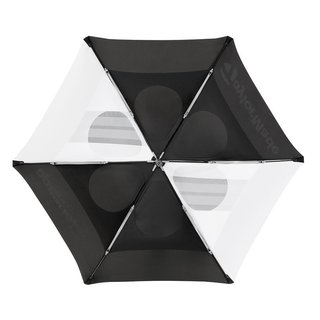 TaylorMade 68" Tour Double Canopy ombrello, nero/bianco