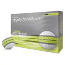 TaylorMade Tour Response Neon Stripe palline da golf (12 palline), giallo