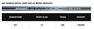 Callaway Opus Platinum Chrome wedge, grafite