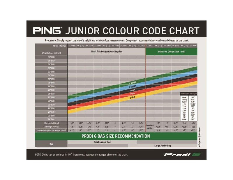 PING Prodi G Tyne H junior putter, acciaio